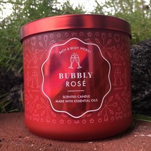 Bubbly Rose Candle bath and body works